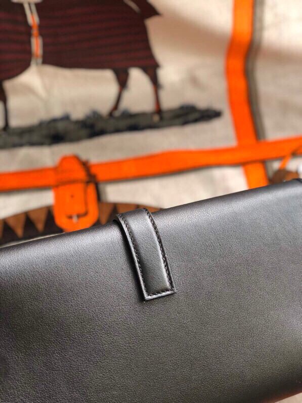 에르메스 지제 엘란29 블랙 스위프트 송아지가죽 내부 양가죽